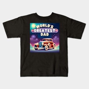 World’s Greatest Deuce Coupe Dad Kids T-Shirt